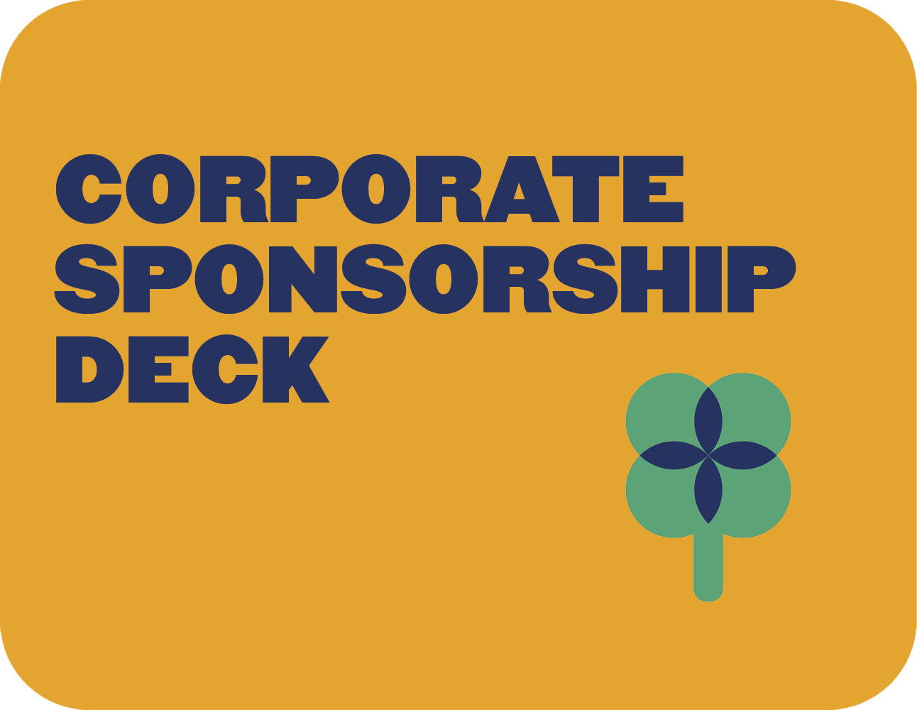 Corporate Sponsorship Deck