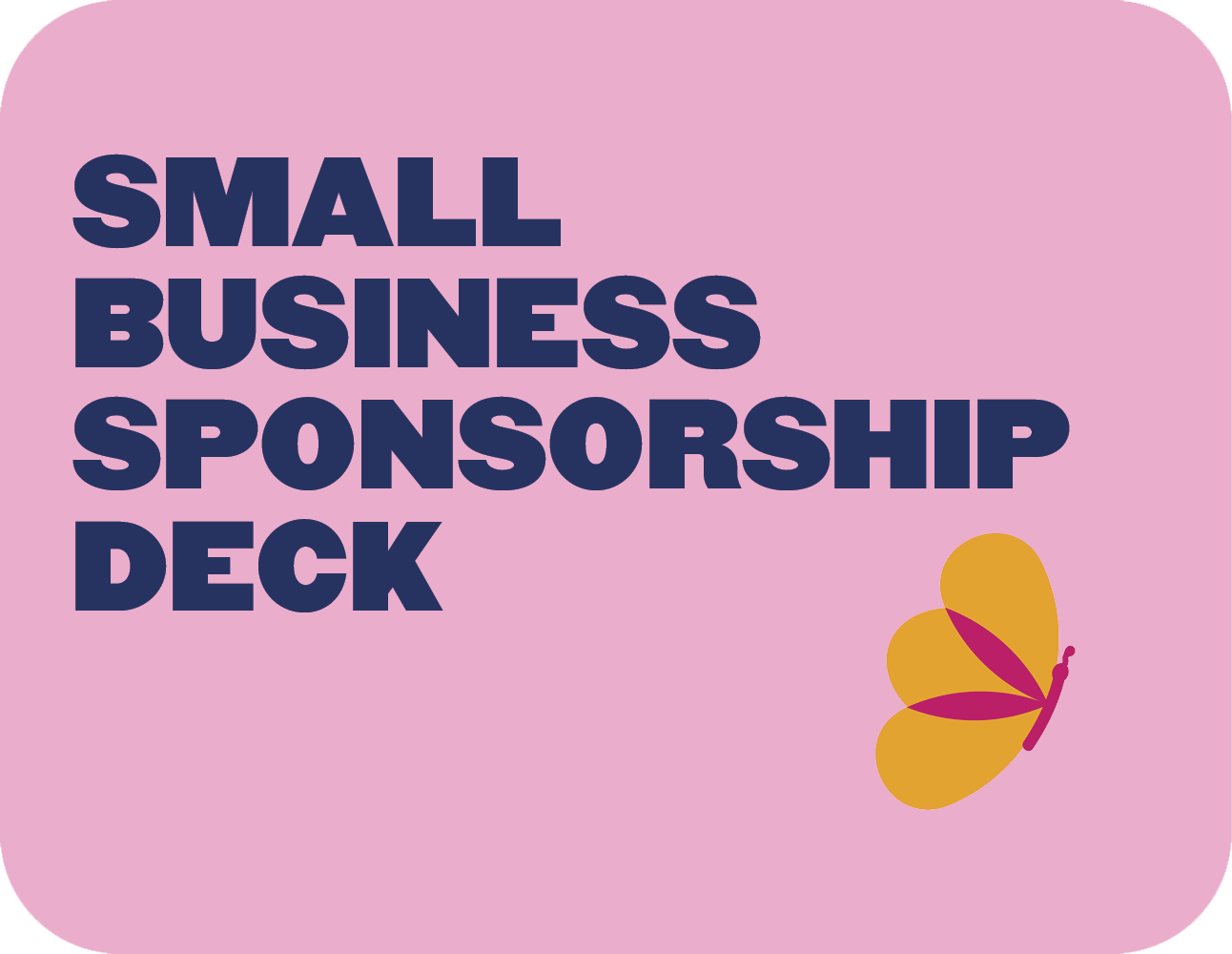 Family & IndividualSponsorship Deck